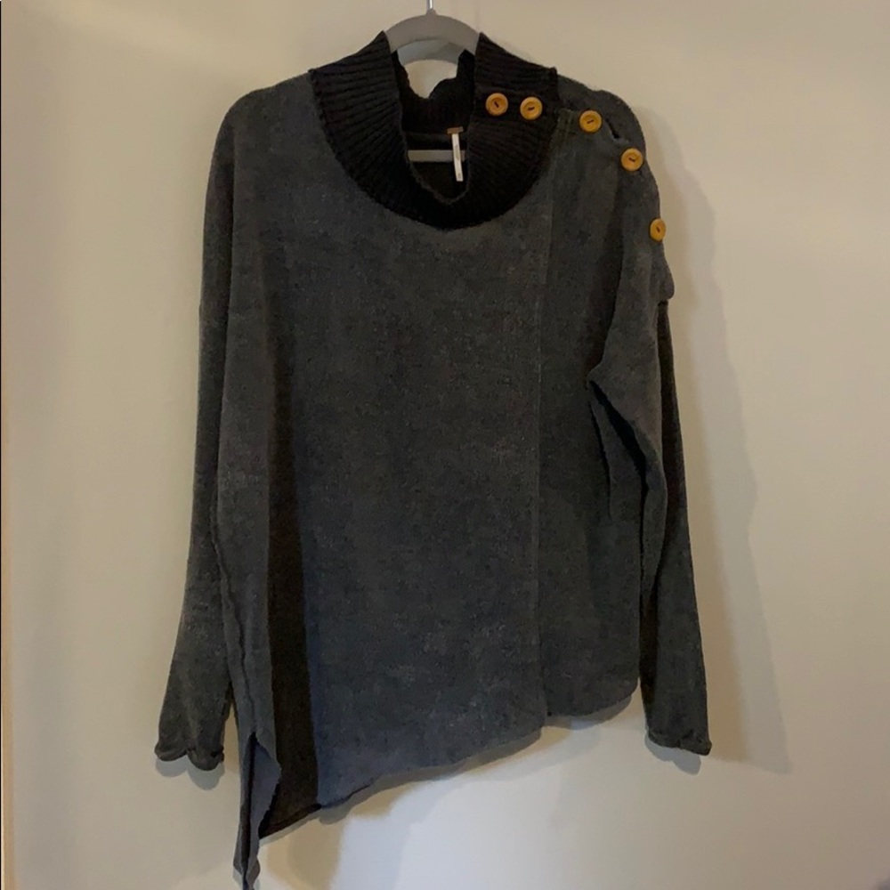 Free People button Sweater